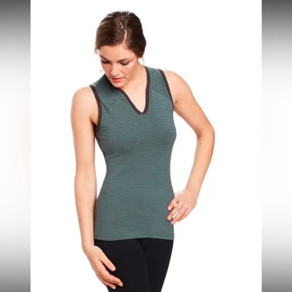 Nau Tops - Nau Stylus Sleeveless Stripe - Women's-Tobac Stripe-X-Small
